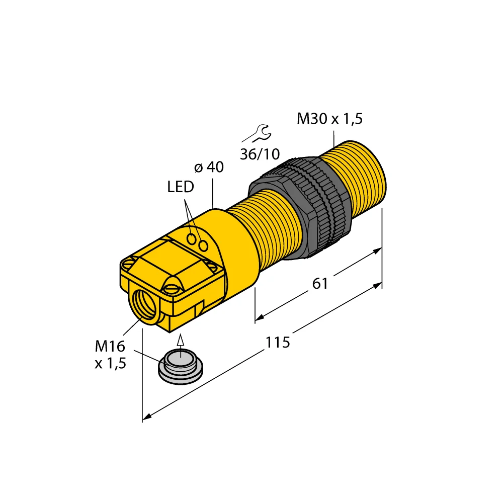 [Turck] BI10-P30SR-FZ3X2