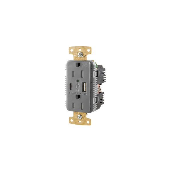 [Hubbell Wiring] USB15AC5GYWR