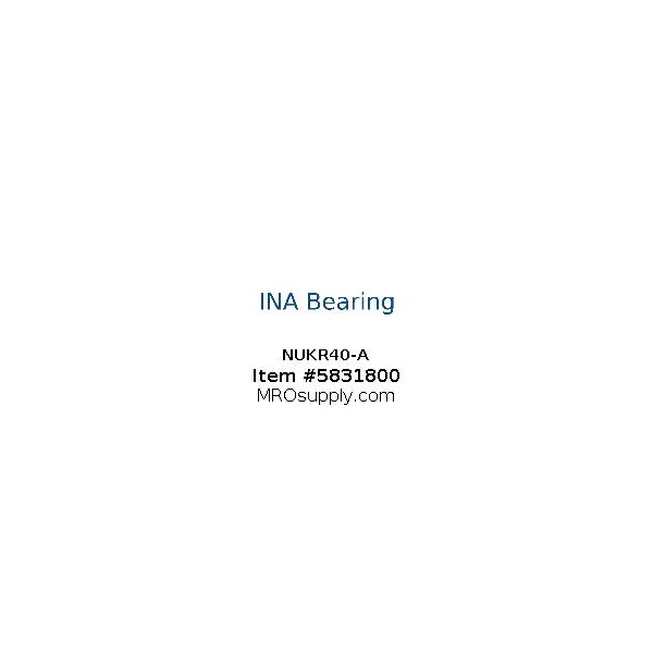 [INA Bearing] NUKR40-A