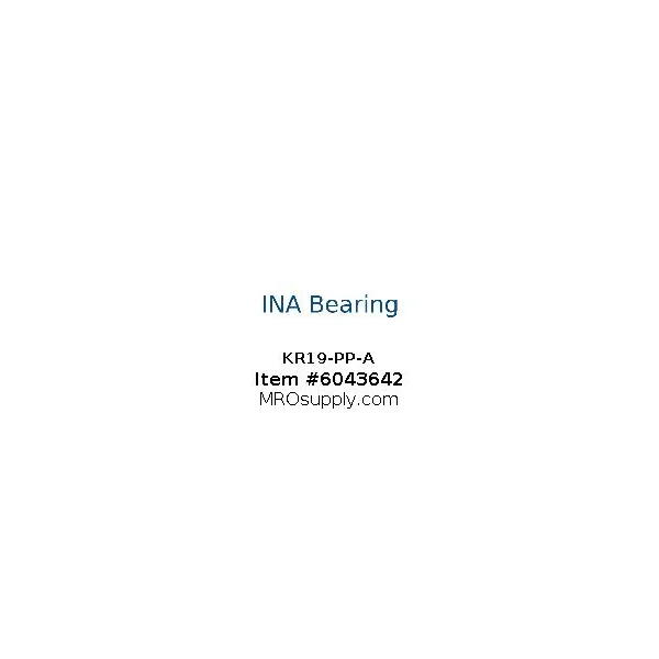 [INA Bearing] KR19-PP-A