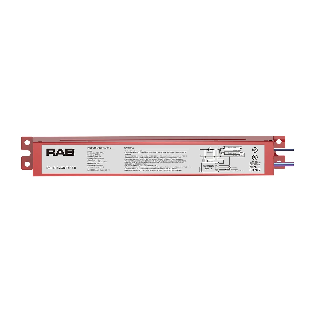 [RAB Lighting] DRI-10-EMGR-TYPE B