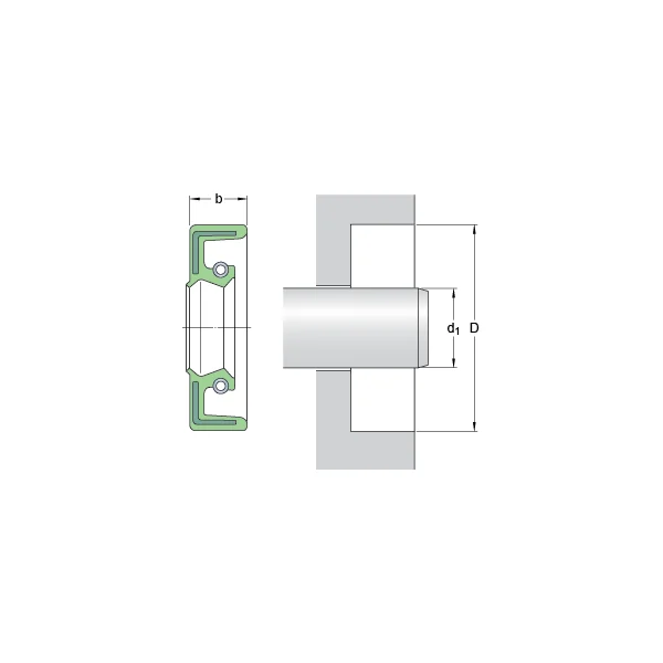 [SKF Seals] 12X24X6 HMSA7P2 V
